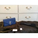 2015 Yves Saint Laurent new model fashion shoulder bags caviar 26578 blue HV11924Zr53