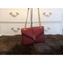 2015 Yves Saint Laurent new model fashion shoulder bags caviar 311224 burgundy HV00675OG45