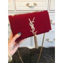 2015 Yves Saint Laurent spring and summer new model velvet 311218 red HV03357pA42