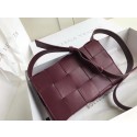 AAAAA Imitation Bottega Veneta Sheepskin Weaving Original Leather 578004 Wine HV02451Sy67