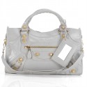 Balenciaga Giant City Bag Light gray 084332B HV06496gN72