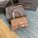 Balenciaga Hourglass XS Top Handle Bag 28331S apricot HV03587hI90