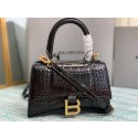 Balenciaga Hourglass XS Top Handle Bag 28331S black HV05168Is79