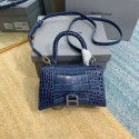 Balenciaga Hourglass XS Top Handle Bag 28331S blue HV06461yk28