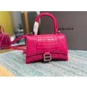 Balenciaga Hourglass XS Top Handle Bag 28331S neon pink HV01486vX33