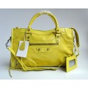 balenciaga motorcycle saddle bag 38cm 084332 (lemon-yellow) HV04785Eb92