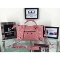 Balenciaga The City Handbag Calf leather 084332 pink HV06825kC27