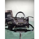 Balenciaga The City Handbag Calf leather 084333 Black HV05317dN21