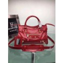 Balenciaga The City Handbag Calf leather 084333 red HV11625TP23