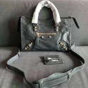 Balenciaga The City Handbag Calf leather 382567 grey HV02670ea89