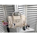 Balenciaga The City Handbag Sheepskin 084334 creamy HV02757Pu45