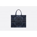 Best 1:1 DIOR BOOK TOTE KALEIDIORSCOPIC BAG M1286ZRIO blue HV08294eT55