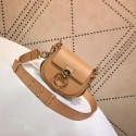 Best CHLOE Tess Small leather shoulder bag 3E153 apricot HV02270Ml87