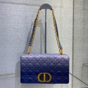 Best Replica LARGE DIOR CARO BAG Indigo Blue Gradient Cannage Lambskin M9243U HV03010bj75