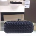 Bottega Veneta Japanese Silk ribbon Clutch 0313 black HV05699fr81