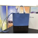 Celine CABAS Tote Bag 3365 Blue with black HV11147ER88