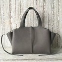 Celine calf leather Tote Bag 43341 grey HV04211Yf79