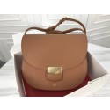 Celine Compact Trotteur Cattle leather Shoulder Bag 1269 brown HV09687ER88