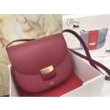 Celine Compact Trotteur Shoulder Bag 1269 red HV00546xh67