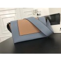 Celine frame Bag Original Calf Leather 5756 Light blue .apricot HV03800rd58