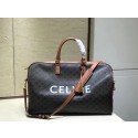 Celine LARGE VOYAGE BAG IN TRIOMPHE CANVAS 191472 tan HV04976uk46