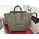 Celine Luggage Micro Original Leather Tote Bag L3308 gray HV01752Nw52