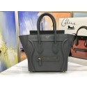 Celine Luggage Micro Original Leather Tote Bag M3308 Dark gray HV04468uZ84