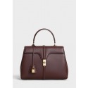 CELINE MEDIUM 16 BAG IN SATINATED CALFSKIN 187373 BROWN HV02414fr81