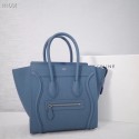 CELINE MICRO LUGGAGE HANDBAG IN LAMINATED LAMBSKIN 167793-22 HV10943Hn31