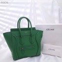 CELINE MICRO LUGGAGE HANDBAG IN LAMINATED LAMBSKIN 167793-4 HV11880Cw85