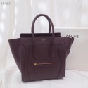 CELINE MICRO LUGGAGE HANDBAG IN LAMINATED LAMBSKIN 167793-9 HV06876bW68