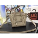 Celine NANO MINI Tote Bag Original Leather A3560 Apricot HV01561Il41