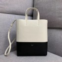 Celine Original Leather CABAS Bag 189813 White&Black HV10920DV39