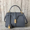 CELINE SMALL 16 BAG IN SATINATED CALFSKIN 188003 GREY HV05670zd34