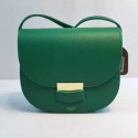 Celine Trotteur Bag Calfskin Leather 8002 Green HV08085CI68