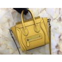 Cheap Celine NANO MINI Tote Bag Original Leather A3560 yellow HV08776sZ66