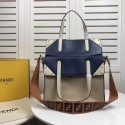 Cheap Copy FENDI FLIP REGULAR F8036 blue & cream HV07594Eq45