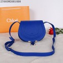 Chloe mini shoulder bags calf leather 27005 blue HV03081Yr55