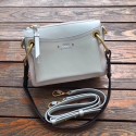 CHLOE Roy leather and suede small shoulder bag 20657 Light blue HV05355tL32