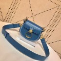 CHLOE Tess Small leather shoulder bag 3E153 blue HV07758zS17