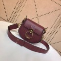 CHLOE Tess Small leather shoulder bag 3E153 Plum purple HV00483CD62