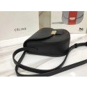 Designer Replica Celine Compact Trotteur Cattle leather Mini Shoulder Bag 1268 black HV03046CF36