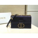 Dior 30 MONTAIGNE SMOOTH CALFSKIN FLAP BAG C9230 black HV04587dN21