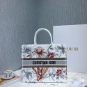 DIOR BOOK TOTE BAG IN EMBROIDERED CANVAS C1286-7 HV03676rh54