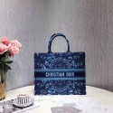 DIOR BOOK TOTE BAG VAN GEBORDUURD CANVAS M1286ZBE HV10956Dq89