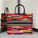 DIOR BOOK TOTE Multicolor D-Stripes Embroidery M1286Z HV01322UE80