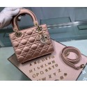 Dior Lady Original Silk Pink Bag 2369 Diamond Gold HV10898oK58