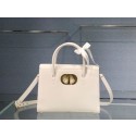 DIOR LARGE ST HONORE TOTE Grained Calfskin M9306UBAE WHITE HV04480HW50