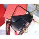 Dior MINI SADDLE BAG IN BLACK CALFSKIN M0447 HV07613oK58