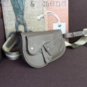 DIOR OBLIQUE SADDLE BELT BAG M9021 GREY HV10569KX51